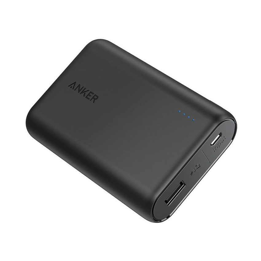 ANKER A1263 PowerCore 10000mAh Portable Charger High Speed Charging For 7/7 Plus/6S/6S Plus/6 Plus/6/SE (2020)/ 11/ 11Pro/11ProMax/XsMax,/XR/ XS/X/8/8 Plus/ AirPods/Ipad/Samsung/LG/HTC/Huawei/Moto/xiao MI and More